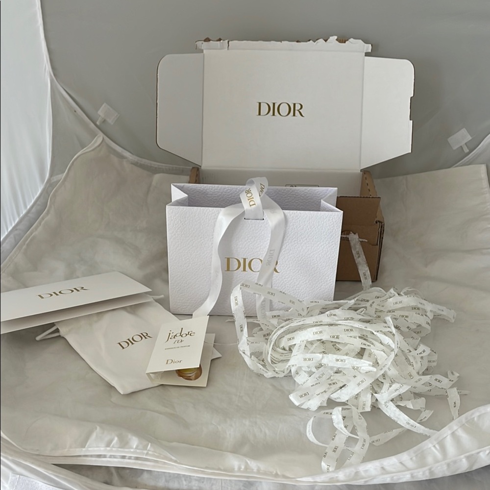 Dior White Gift Set with Ribbon